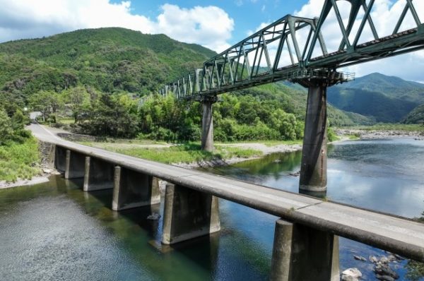 四万十町を流れる四万十川